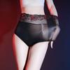 Calcinha Sexy de Renda de Cintura Alta, Ultra Fina Oleosa Sexy Transparente Tentação Virilha Sedosa Roupa Íntima Transparente para Casal