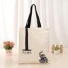 Bolsa de Lona Patrón Personalizado Publicidad Bolsa de Lona para Mujer Protección Ambiental Regalo Publicitario Bolso de Mano para Compras Personalización