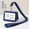 Ventas Directas de Fábrica Portatarjetas Genuino para Camioneta Plegable Personalizable Insignia de Trabajo Permiso de Trabajo Portatarjetas de Cuero Portatarjetas de Documentos Cordón Insignia Autobús