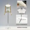 Tienda de ropa accesorios para maniquíes ropa de mujer ventana maniquí de medio cuerpo perchero muñeca falsa maniquí de vestido de novia soporte de exhibición
