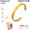 Pulseira de Casal Popular Transfronteiriça Europeia e Americana Joias Metal Puro Brilhante Abertura Magnética Ajustável Joias Masculinas e Femininas Joias