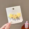 Pinzas para el cabello coloridas, artísticas y coquetas modelo 2025, pinzas de pico de pato estilo universitario para chicas dulces, pasadores para el cabello de estudiante, accesorios para el cabello de alto valor