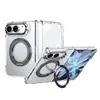 La Nueva Funda para Teléfono Apple es Adecuada para iPhone Duo Soporte Giratorio Magnético Funda Protectora Plegable Anticaídas para Teléfono