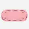 Accesorios para Bolsos DIY Fondo de Bolso Tejido a Mano Patrón Cruzado Pu Ovalado 22*10cm Fondo de Bolso Ovalado Listo para la Venta