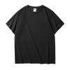 AG40 fio duplo penteado algodão manga curta 210g placa de luz em branco camiseta impressa grupo roupas camiseta logotipo impresso
