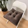 Cojín de Asiento Minimalista Nórdico Transfronterizo, Cojín para Taburete de Color Sólido, Cojín de Oficina para Estar Sentado Mucho Tiempo, Cojín para Silla de Comedor de Balcón en Casa con Correas de Amarre