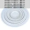 Bandeja para Vaso de Flores Prato para Flores de Plástico Base Espessa Pad para Base Bandeja Coletora de Água Pad Inferior Suporte de Base Redonda para Suculentas Combinação de Plantas Verdes