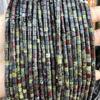 Piedra semipreciosa de cristal natural, 4 x 4, espaciador de cuentas sueltas cilíndricas, accesorios de tubo, material de bricolaje, pulsera cilíndrica al por mayor