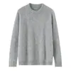Suéter de punto para hombre 2025 Otoño/Invierno, Lana Pura, Cuello Alto Medio, Engrosado, Cepillado, Cálido, Anti-Pilling, Casual de Negocios
