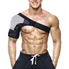 Hombreras de Venta Caliente Transfronterizas para Hombres Deportistas, Tipo Protector, Hombros Izquierdo y Derecho Presurizados, Procesamiento Ajustable, Esguince de Tendón, Correas Fijas para Levantamiento de Pesas
