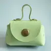 Bolsa para Monedas de Cuero PU en Stock, Mini Bolsa de Almacenamiento Pequeña para DIY, Colgante, Llavero Creativo, Accesorio, Regalo Pequeño