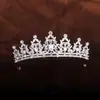 Coroa de liga europeia e americana para noiva, casamento, moda de casamento, all-match, tiara de cabeça feminina com diamantes, Xi Yin, coroa de venda quente