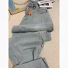 Jeans Rectos Estilo Americano para Mujer 2024 Nuevos de Cintura Alta Sueltos Efecto Adelgazante Alargador Primavera y Otoño Pantalones de Pierna Ancha Más Largos