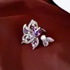 Anillo de ala de circón bañado en oro real de 18k, anillo simple de moda de alta gama de nicho, joyería versátil de lujo ligero para mujer