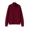 Moletom Cardigan Personalizado com Gola Alta para Uniforme de Equipe Primavera e Outono Manga Longa Tops para Homens e Mulheres Roupas de Treino Jaquetas Uniformes de Grupo Vestuário de Trabalho