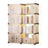 Estante de Armazenamento de Chão Doméstica Multi-Camadas Estante de Lanches Forte e Durável Sala de Estar Estudo Estudante Estante Simples para Livros