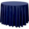 Mantel satinado exclusivo transfronterizo para hoteles, mantel redondo para bodas y restaurantes, mantel de color liso, faldón de mesa impermeable de seda de alta gama