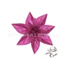 Novas Decorações de Natal Flor de Pó Dourado Guirlanda de Cipó Flores Porta e Janela Flores de Natal Fabricante Atacado