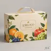 Caixas de presente de frutas coloridas personalizáveis, caixas vazias, embalagens ecológicas, impressão personalizada, direto do fabricante, atacado com designs personalizados baseados em imagens fornecidas