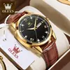 Venta al por mayor de relojes de la marca Oulisi para dropshipping, relojes de cuarzo con diamantes, calendario dual, relojes luminosos para mujer, relojes para hombre de Tiktok