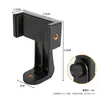 Bastão de Selfie com Clipe de Telefone Rotativo Horizontal e Vertical, Suporte para Transmissão ao Vivo, Interface Universal 1/4, Clipe Rotativo de 360 Graus