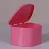 Caja para Dentadura Postiza Personalizada de Procesamiento, Caja en Forma de T para Dentadura Postiza Dental de Boca Completa, Caja de Almacenamiento para Retenedores, Caja de Almacenamiento para Brackets Invisibles