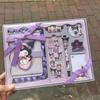 Libreta de Mano Kulomi Sanrio melody Caja de Regalo para Libreta de Mano Alto Valor de Color Regalo para Niños Niñas Escuela Primaria