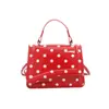 Bolsa de Mano Fresca Dulce al por Mayor Bolsa Pequeña Bolsa para Mujer 2026 Verano Nuevo Lunares Bloque de Color Bolso de Hombro Único Bolso Cruzado para el Trabajo