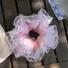 Lazo Grande de Encaje Vintage Estilo Francés Elegante Malla Dulce Estilo Ballet Accesorio para el Cabello para Mujer