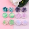 Luminoso Transparente Olfateando Rosa Hecho en casa diy Funda para Teléfono Móvil Horquilla Correa Parche Pegamento en Crema Aretes Decoraciones