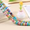 6*2mm Contas Espaçadoras de Ábaco de Jade Cristal Natural Contas Soltas DIY Pulseira Colar Espaçador Acessórios de Joalheria Atacado