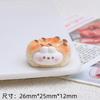 Accesorios de Resina Pegamento Crema DIY Horquilla Agujero Hebilla Zapatos Decoración Joyería Conejo de Dibujos Animados Galleta Galleta Comida Juego