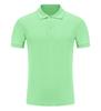 Polo Piqué de Algodón Puro de Color Puro 220g Holgado con Solapa Manga Corta Ropa de Trabajo Corporativa para Eventos Estampado Bordado Logotipo