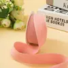 Fita de Veludo de Pele de Veado Cor Pura Borda Prensada Dupla Face 2,5cm Acessórios de Cabelo DIY Feitos à Mão Acessórios para Chapéu Laço para Sapato e Chapéu Fita