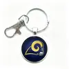 NFL Novo Time 32 Chaveiro de Liga de Zinco Time Gem Chaveiro para Carro Bolsa Venda Direta da Fábrica Em Estoque