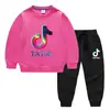 Conjunto de Ropa Infantil Transfronterizo Nuevo Primavera y Otoño 2026: Conjunto de Dos Piezas para Niños: Sudadera y Pantalón Largo, Atuendo de Algodón de Manga Larga de Color Sólido para Bebés