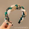 Famoso na Internet Hair Hoop Feminino Cranial Alto Top Lado Largo Pressionando Carimbo de Cabelo Headdress Twist Headband Feminino Coreano-estilo Novo High-grade Face Wash Hoop