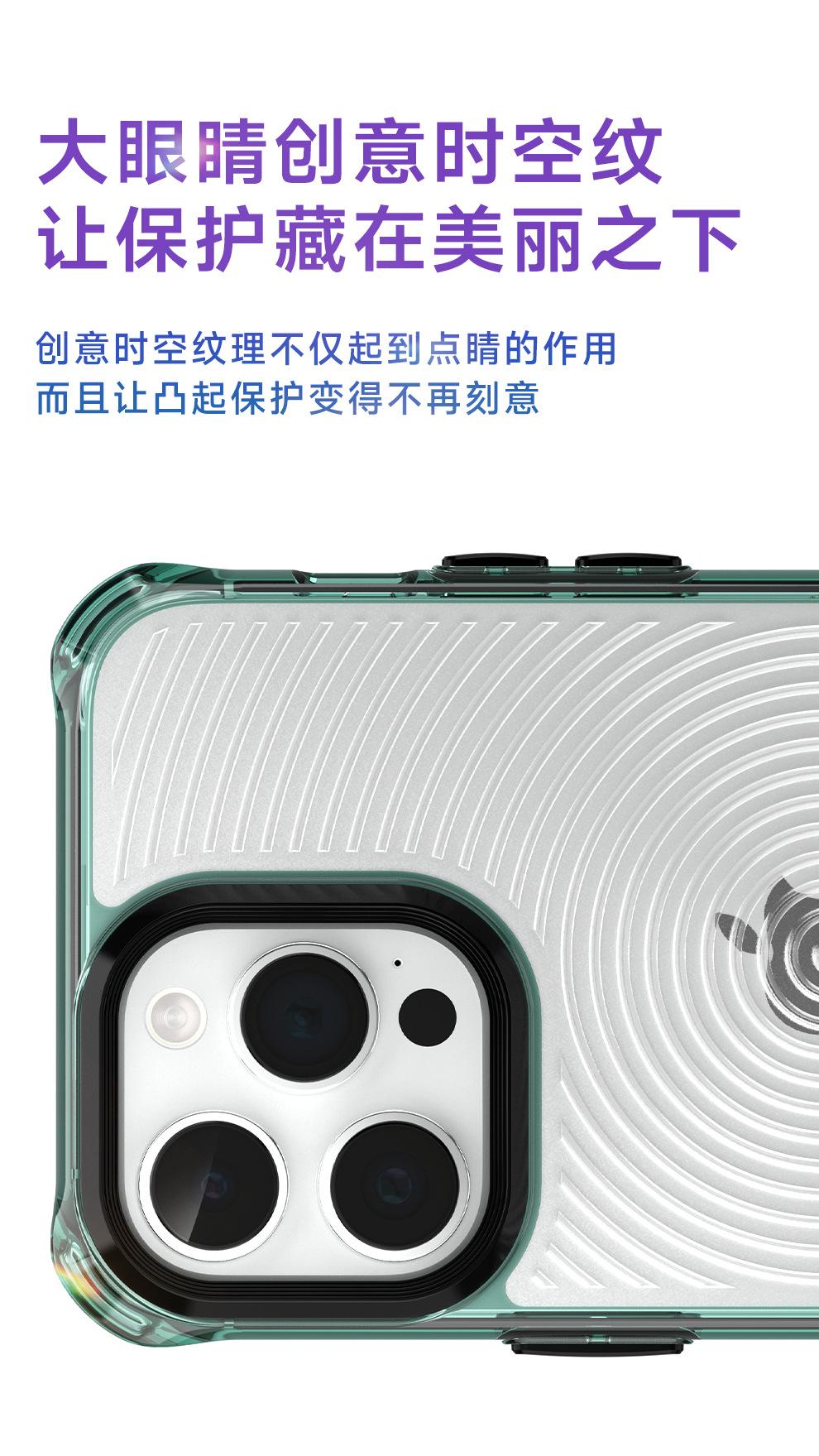 详情F9螺纹苹果iphone14斜挂手机壳批发冰晶透 (6)