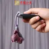 Yiming Xianyuan Madeira de Cipreste Vermelho Escultura Cavalo Tang Borla Anel para Celular Pingente Acessórios Criativos Pingente de Madeira