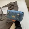 Bolsos para Mujer Nueva Moda Coreana Casual Bolso Cuadrado Pequeño 2024 Verano Nicho Simple De Alta Gama Bolso de Hombro Único Cruzado