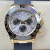 Reloj para Hombre Rolex Daytona Serie 40mm Multifuncional Cronógrafo Incrustado de Diamantes Mecánico Totalmente Automático Aliexpress