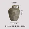 Vaso Cerâmico Japonês Retrô Manuscrito Ornaments Decorações para Sala de Estar, Casa de Hóspedes, Entrada Ornamentos de Mesa com Vento Antigo e Silencioso