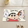 Alfombrilla Absorbente de Piso para Baño de Dibujos Animados Shin-Chan Hogar Diatomeas Alfombrilla para Puerta de Baño Secado Rápido Antideslizante