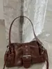 Bolsa Estilosa Estilo Motociclista para Axila Feminina Chegada Nova Outono 2026 Elegante Grande Capacidade Relaxada para Deslocamento Diário Bolsa de Ombro Único Transversal