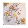 Lenço de Seda de Hangzhou Lenço Quadrado de Seda de Amora Alta Qualidade Elegante Estilo Chinês Estampa de Camélia 70 Lenço Quadrado Pequeno Gravata de Pescoço