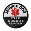Perro de Servicio Perro de Rescate Médico Ropa para Perros Bolsa Sello Parche Táctico de Moral Adecuado para Gorra Bolsa Chaleco etc