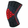 Rodillera Deportiva de Punto de Nailon Antideslizante Presurizada para Adultos Manga Protectora Exterior Baloncesto Fútbol Rodillera Transpirable Ajustable