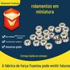 Rolamento ioiô miniatura em polegadas R3 R4 R6 R8 R144 R155 R156 R166 UR188ZZ/RS