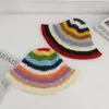 Sombrero de Sol con Anillo de Caramelo Colorido de Verano, Sombrero de Pescador de Moda al Aire Libre Personalizado, Sombrero de Sol con Protección Solar Estilo Coreano