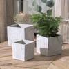 Maceta de Cemento Weilu Maceta Nórdica Imitación Piedra Natural con Bandeja Maceta de Cemento Creativa para Plantas Suculentas Lote